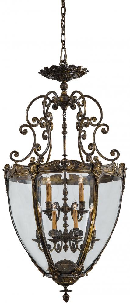 VINTAGE - 12 LIGHT FOYER PENDANT