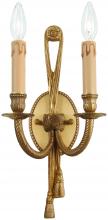 Minka Metropolitan N9681B - 2LIGHT WALL SCONCE ANTIQUE GOLD