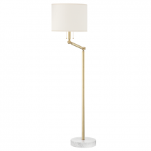 Hudson Valley MDSL151-AGB - Essex Floor Lamp