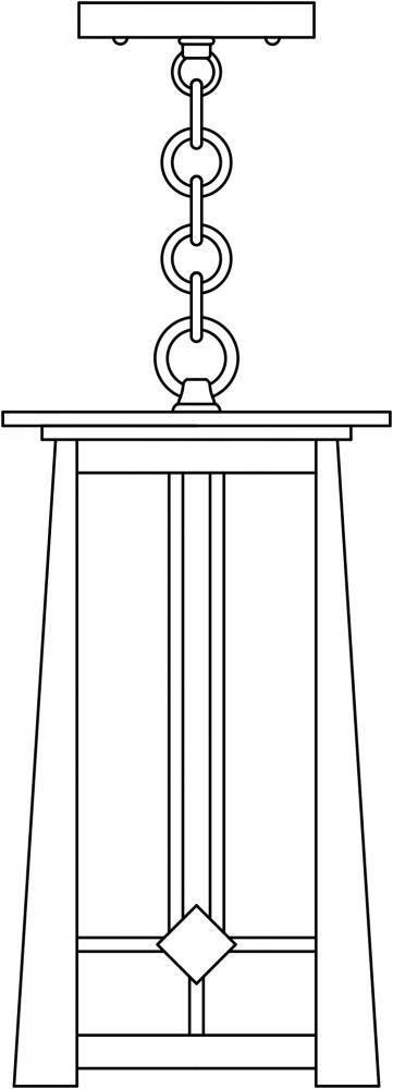 7&#34; Aberdeen pendant