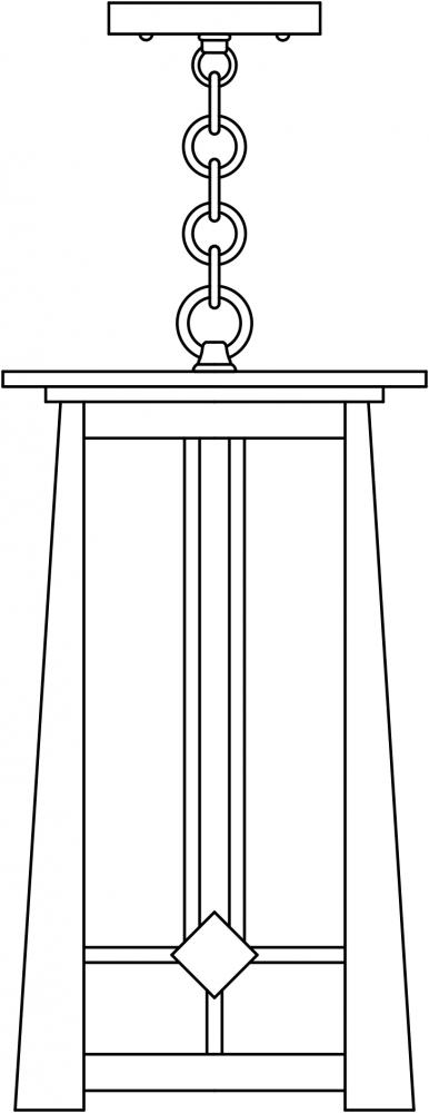 9&#34; Aberdeen pendant