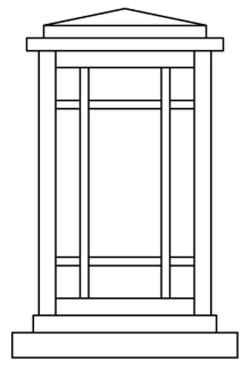 6&#34; avenue column mount
