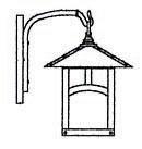 9&#34; evergreen wall mount with pine needle filigree