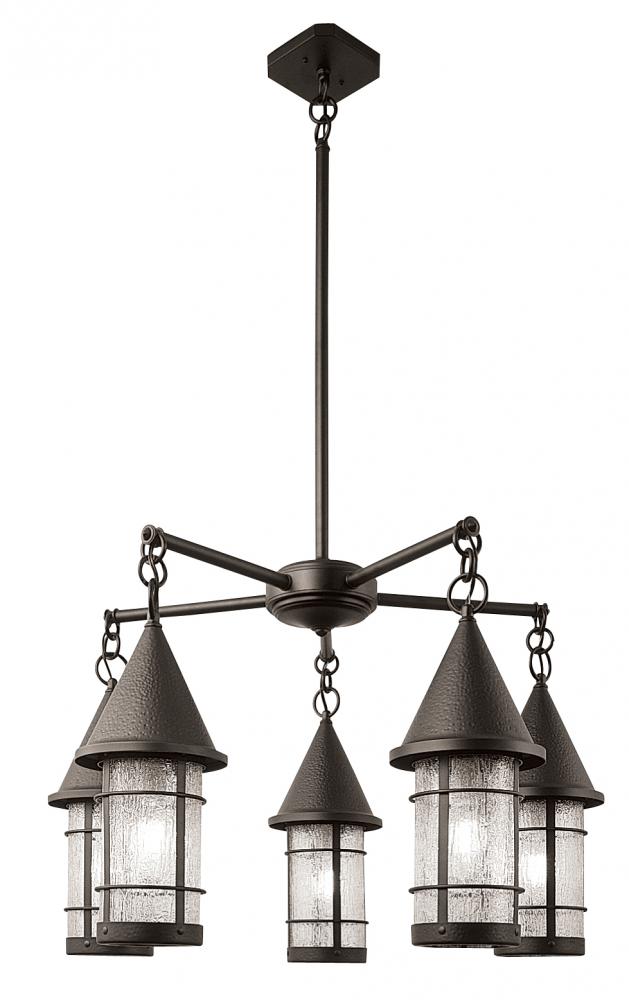 7&#34; valencia 5 light chandelier