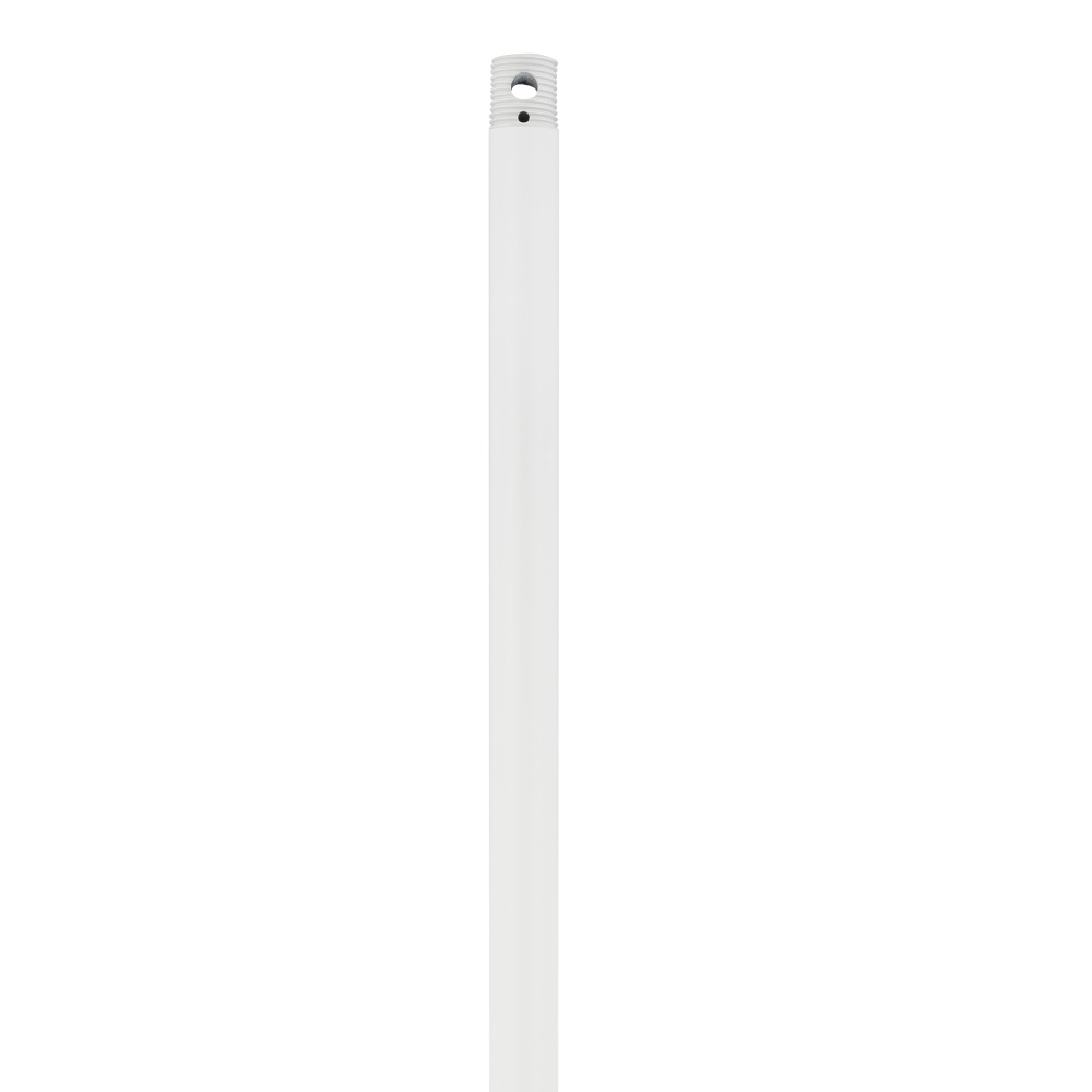12&#34; Coastal Threaded Downrod - Matte White