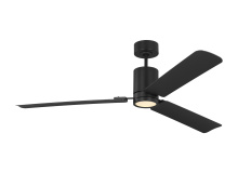Visual Comfort & Co. Fan Collection 3CCSM62MBKD - Cleancut 62 Ceiling Fan in Midnight Black with Midnight Black Blades