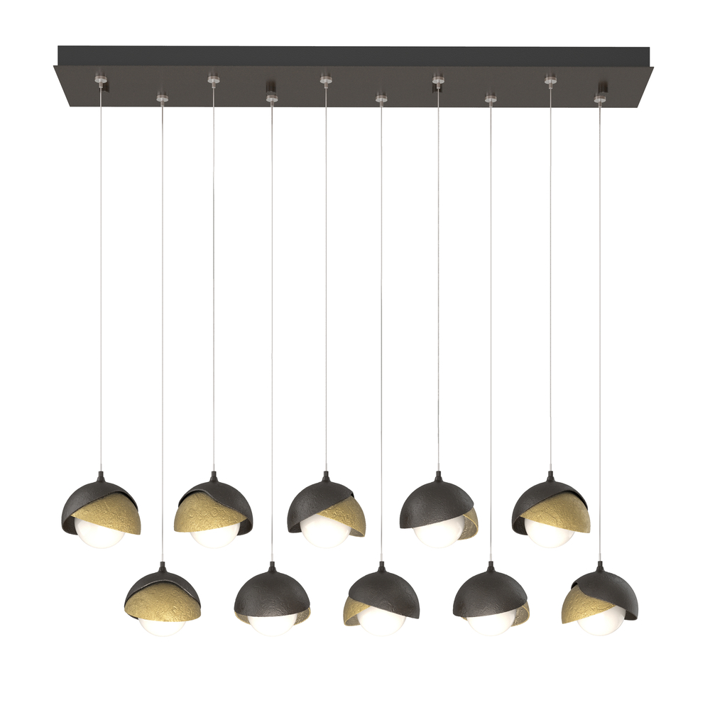 Brooklyn 10-Light Double Shade Pendant