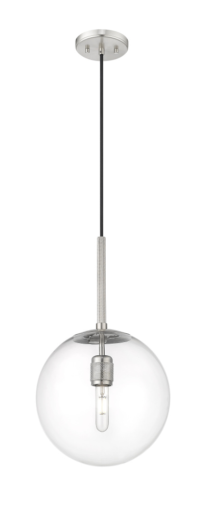 Kairo 12&#34; Wide 1-Light Pendant - Brushed Nickel