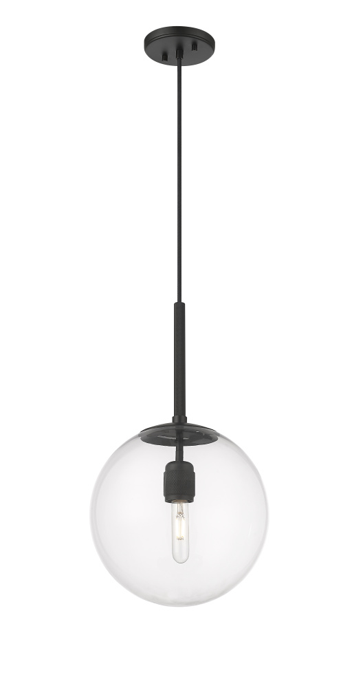 Kairo 12&#34; Wide 1-Light Pendant - Matte Black
