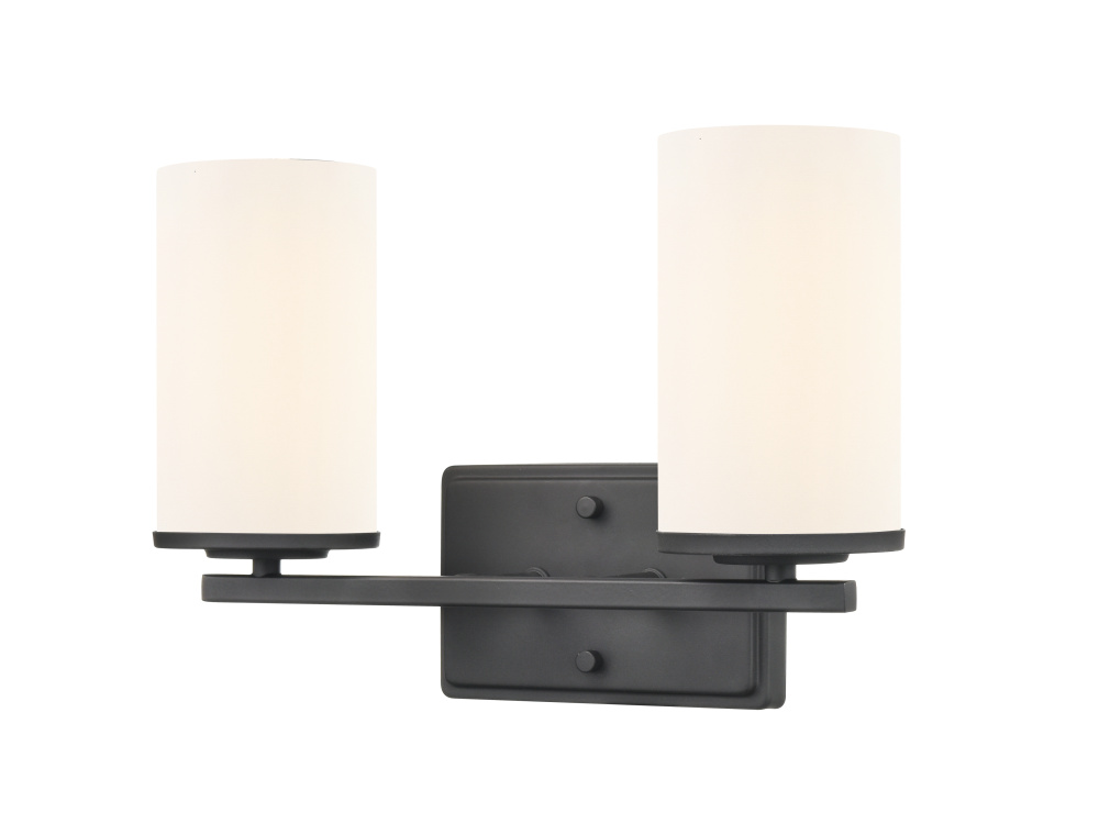 Verlana 14&#34; 2-Light Vanity - Matte Black