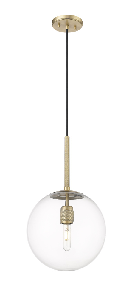 Kairo 12&#34; Wide 1-Light Pendant - Vintage Brass
