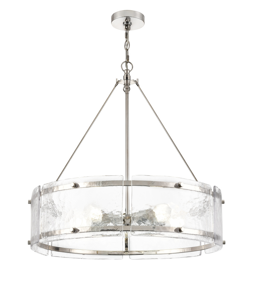 Bennetti 24.75&#34; Wide 5-Light Chandelier - Polished Nickel