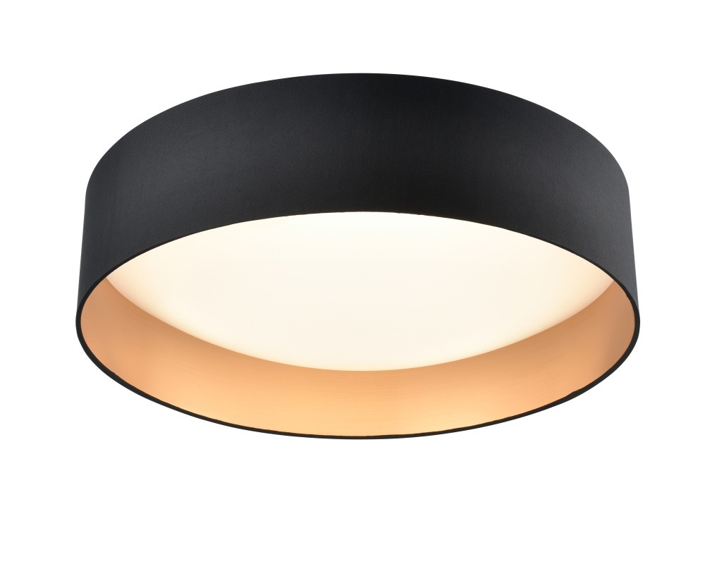 Rosata 20&#34; Wide LED Flushmount Light - Black