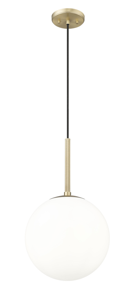 Kairo 12&#34; Wide 1-Light Pendant - Vintage Brass