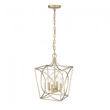 Millennium 4001-PMG - Tracy 4-Light Pendant light Painted Modern Gold