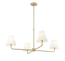 Millennium 25104-VB - Ami 40" Wide 4-Light Chandelier - Vintage Brass