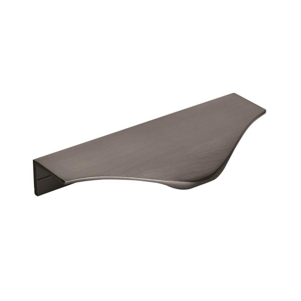 Aloft 4-3/16 in (106 mm) Center-to-Center Black Chrome Cabinet Edge Pull