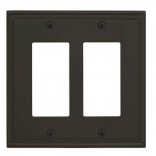 Amerock BP36519BBR - Mulholland 2 Rocker Black Bronze Wall Plate