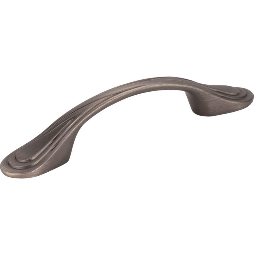 3&apos;&apos; Center-to-Center Brushed Pewter Westbury Cabinet Pull