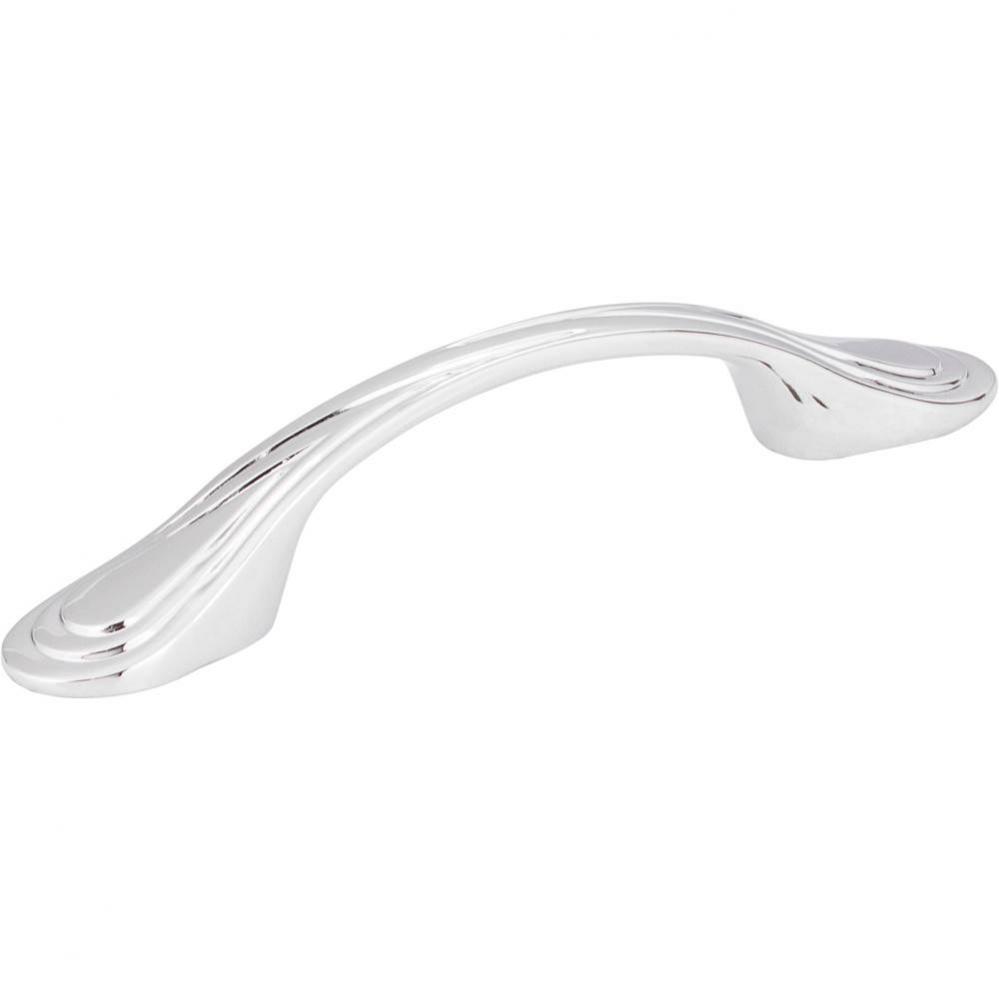3&apos;&apos; Center-to-Center Polished Chrome Westbury Cabinet Pull