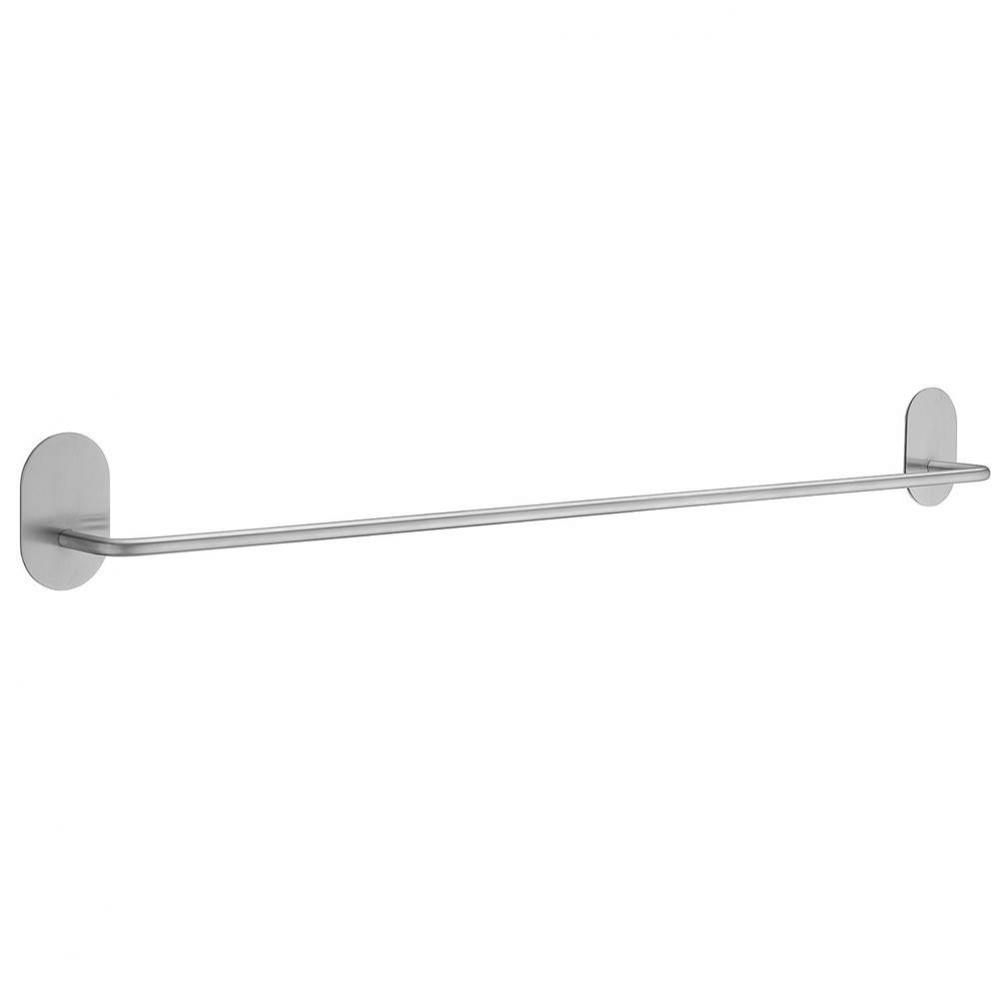 Self adhesive 22.5&apos;&apos; towel bar brushed stainless steel - oval plate