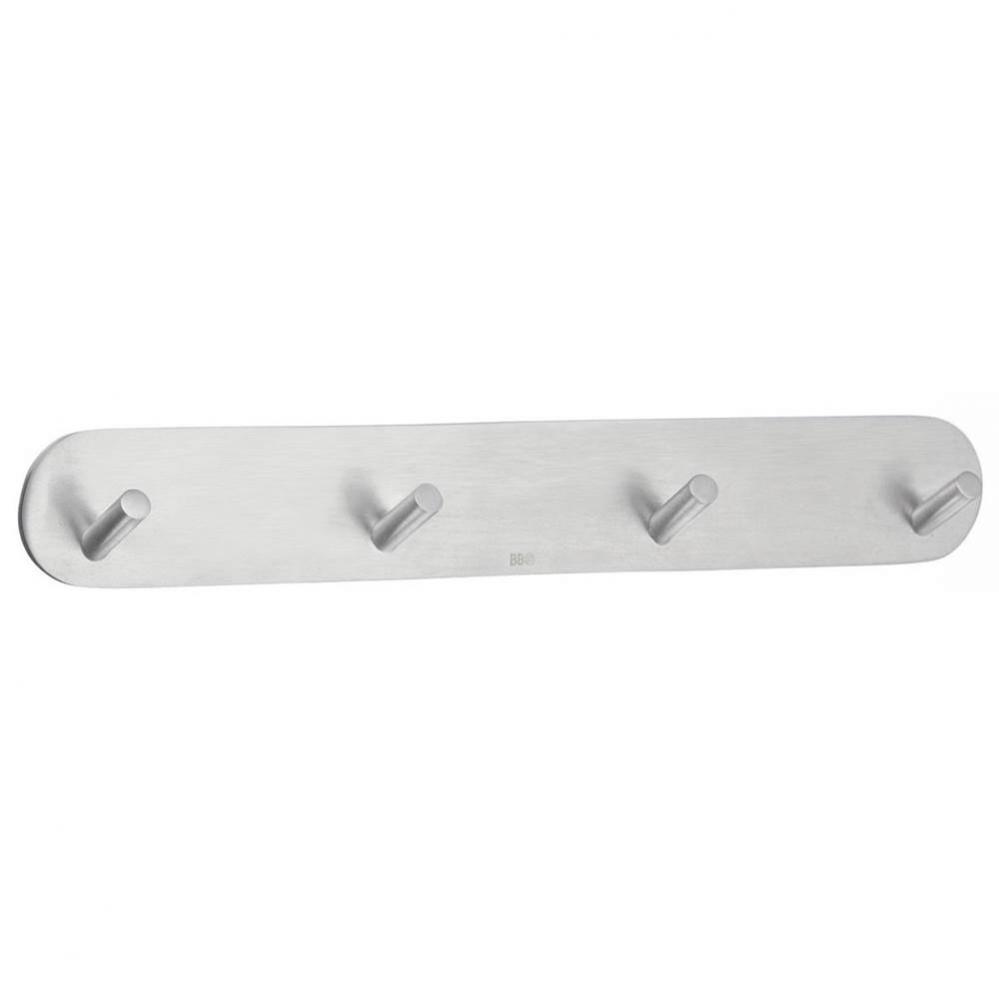 Design Mini Double Hook - Polished Stainless Steel Self-Adhesive