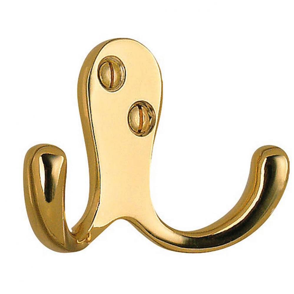 Double Coat Hook 1 3/4&apos;&apos;, Pb
