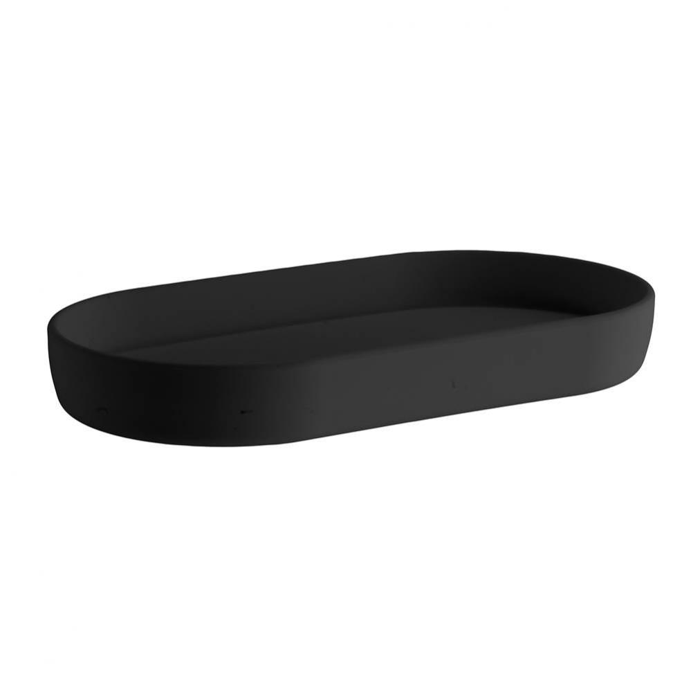 Soap Dish-Plastic Black
