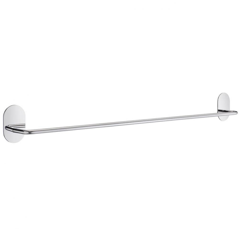 Self adhesive 22.5&apos;&apos; towel bar polished stainless steel - oval plate
