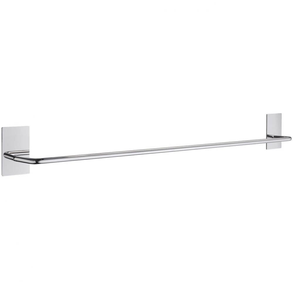 Self adhesive 22.5&apos;&apos; towel bar polished stainless steel - rectangle plate