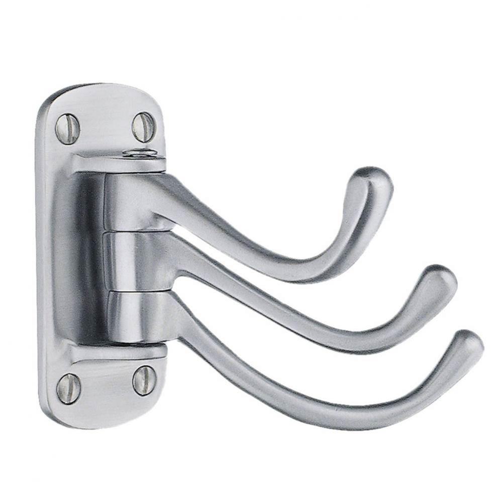 Triple Coat Hook3 1/4&apos;&apos; Br Ch