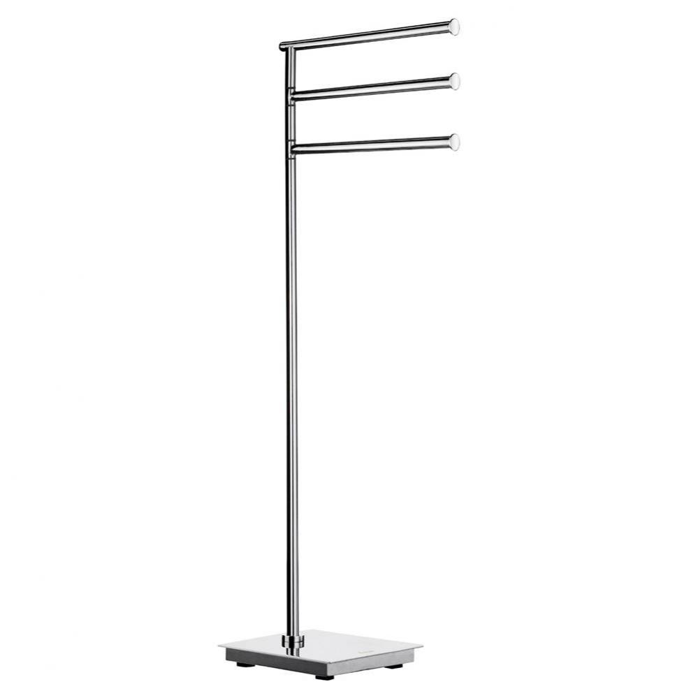 OUTLINE - Triple Swing Arm Towel Rail in Stainless Steel Polished