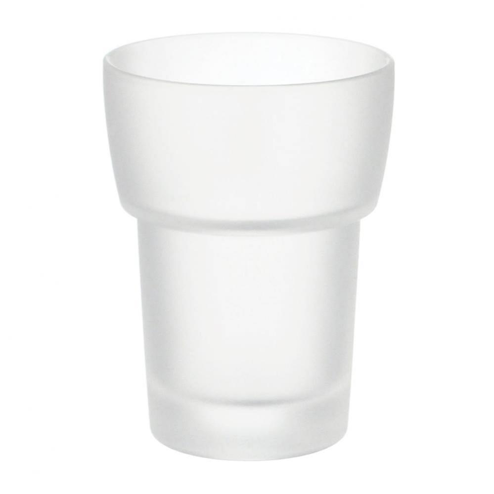 Spare Frosted Glass Tumbler-Air,Home,House,Loft, Studio, Time &amp; Pool