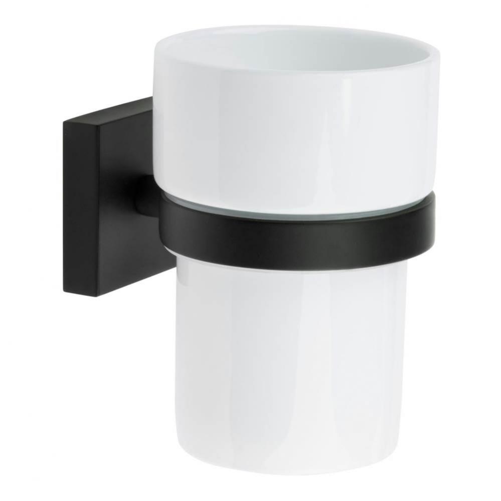 Holder with Porcelain Tumbler