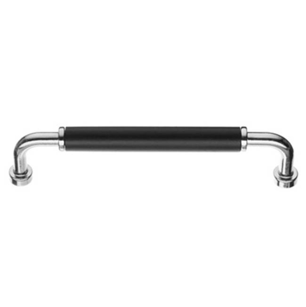 Pull - Polished Chrome/Black Wood