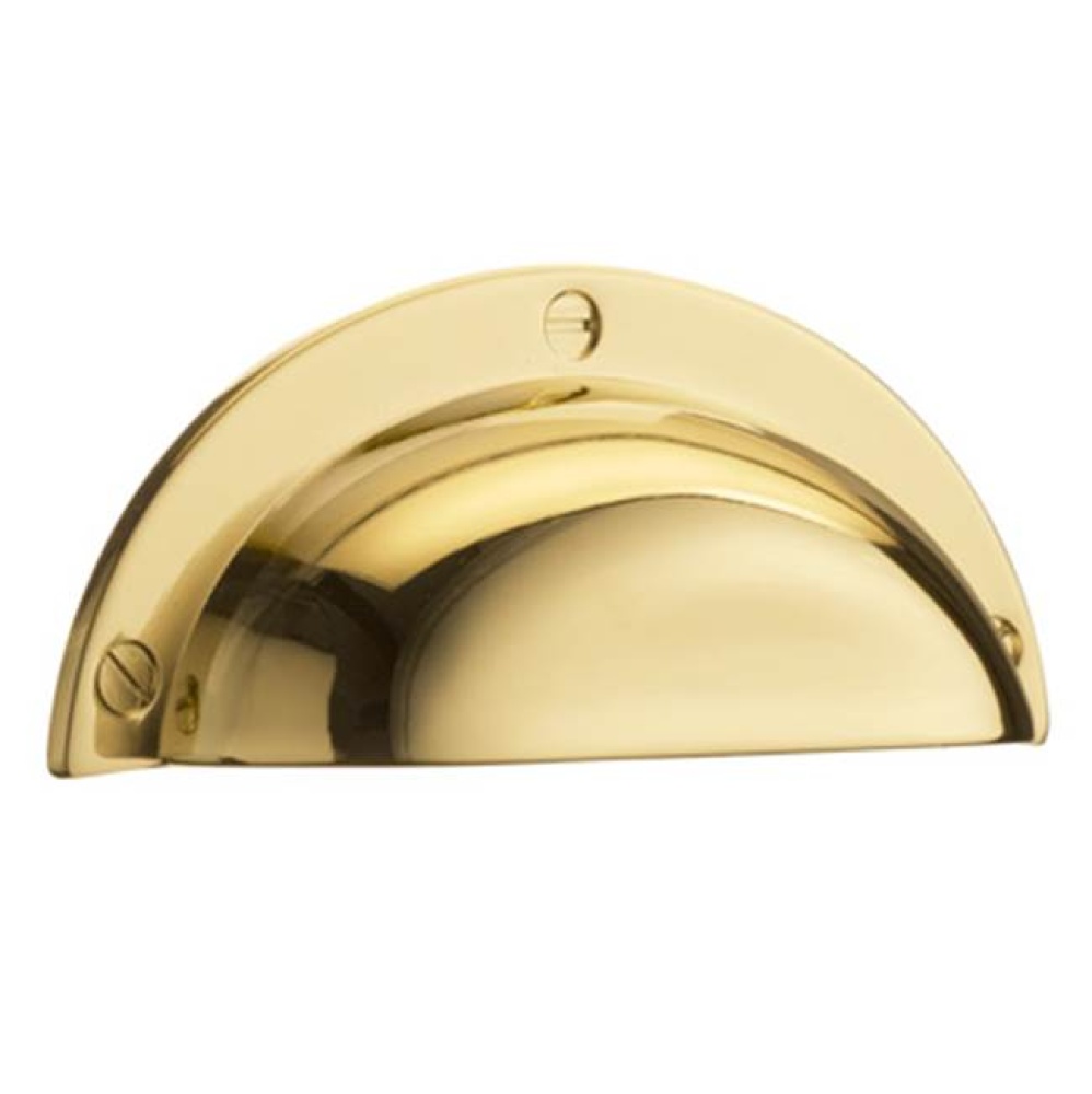 Cup Pull - Polished Brass