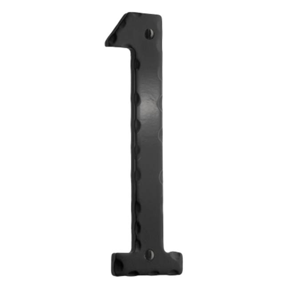 Decorative wrought iron 6&apos;&apos; house numeral 1