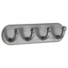 Smedbo BG1124 - QUADRUPLE HOOK SELFADHESIVE PEWTER FINISH