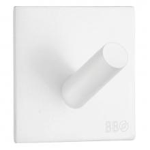 Smedbo BX1092 - Self-Adhesive Hook White Stainless Steel