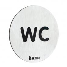 Smedbo FS958 - Wc Water Closet Sign