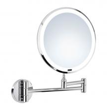 Smedbo Z626 - Led Rechargable Wall Mounted 7x''s Mag Make-Up Mirror