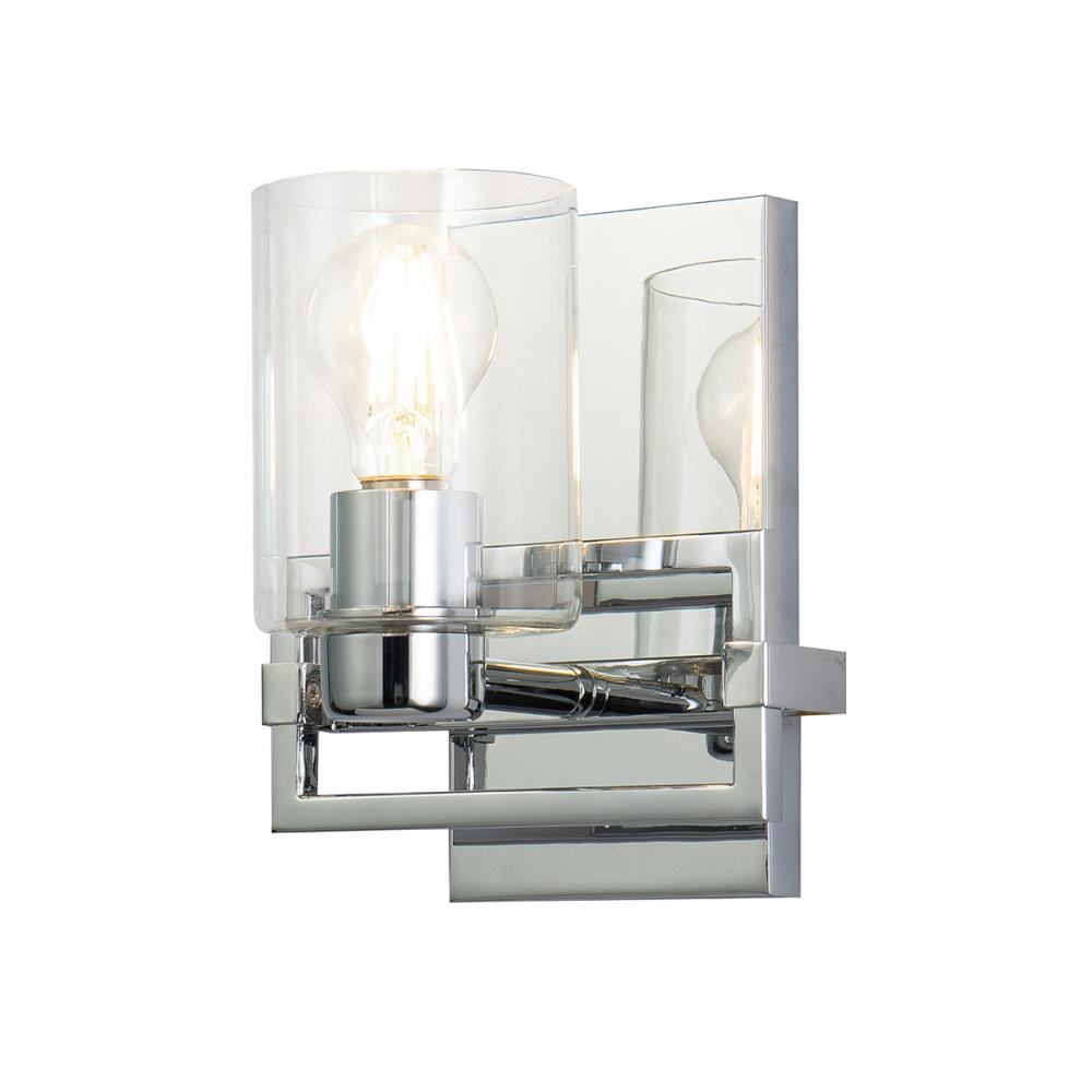 Estes 1 Light Vanity in Polished Chrome