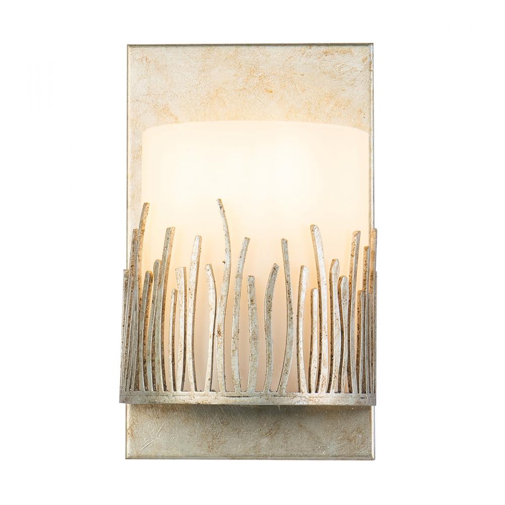 Sawgrass 1 Light Vanity in Distressed Silver