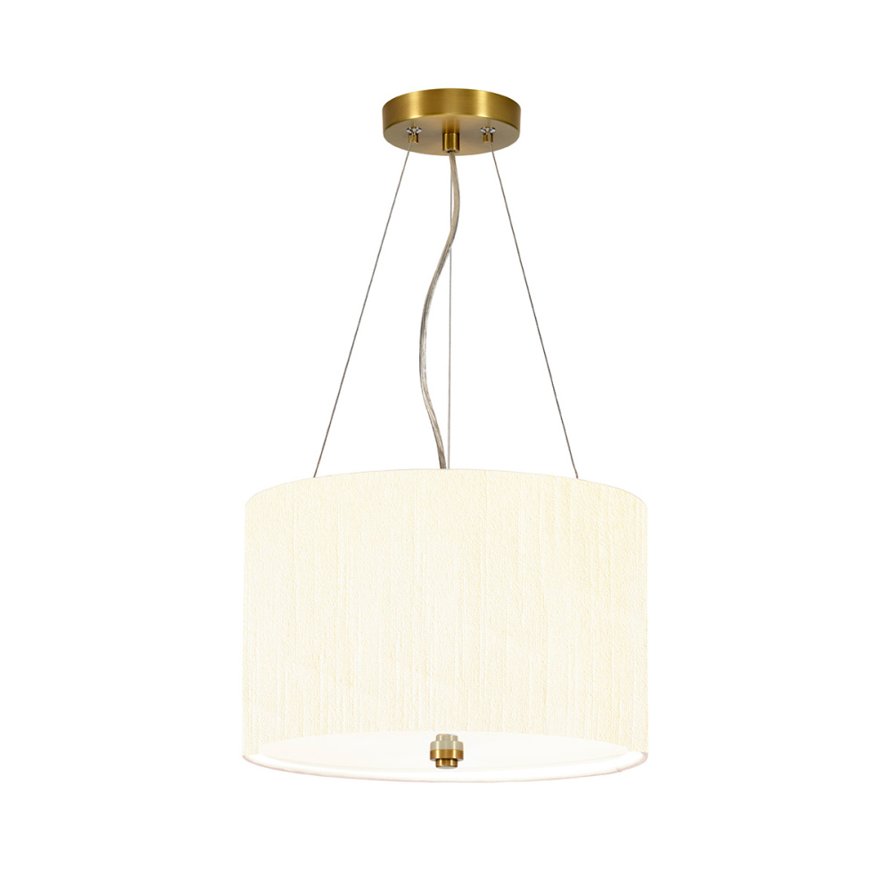 Pearce 3 Light  14&#34; Pendant - Aged Brass