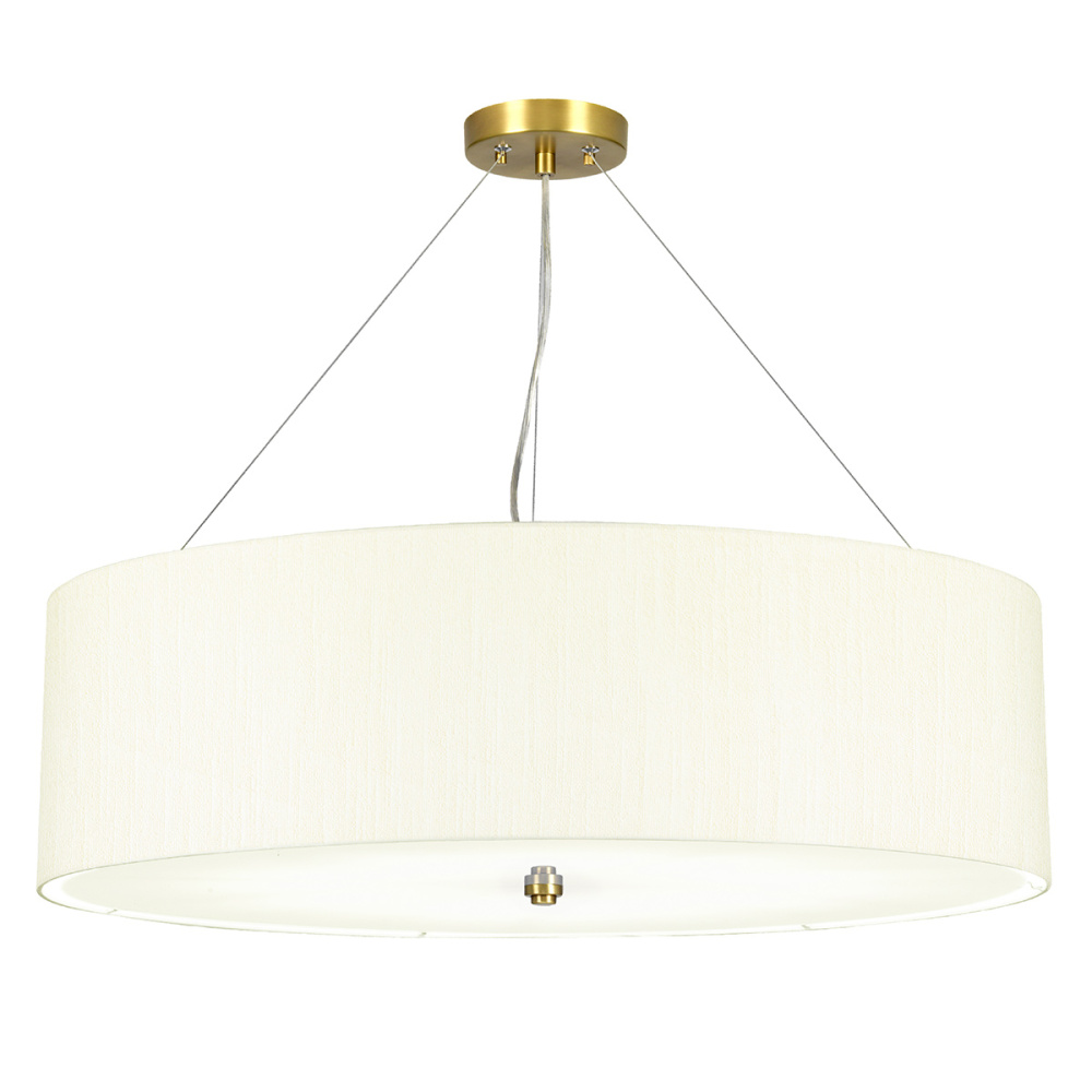 Pearce 7 Light  30&#34; Pendant - Aged Brass