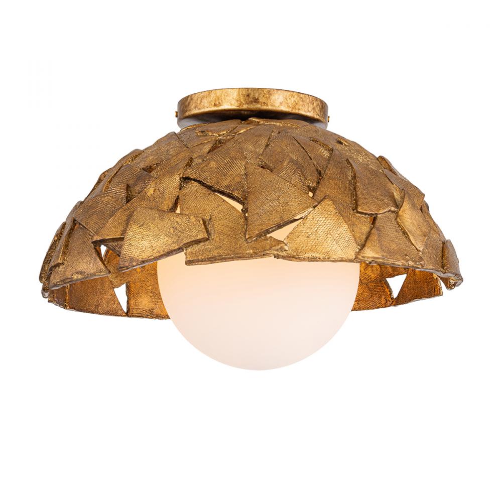 The Mosaic Luxe 15&#34; in Textured Gold