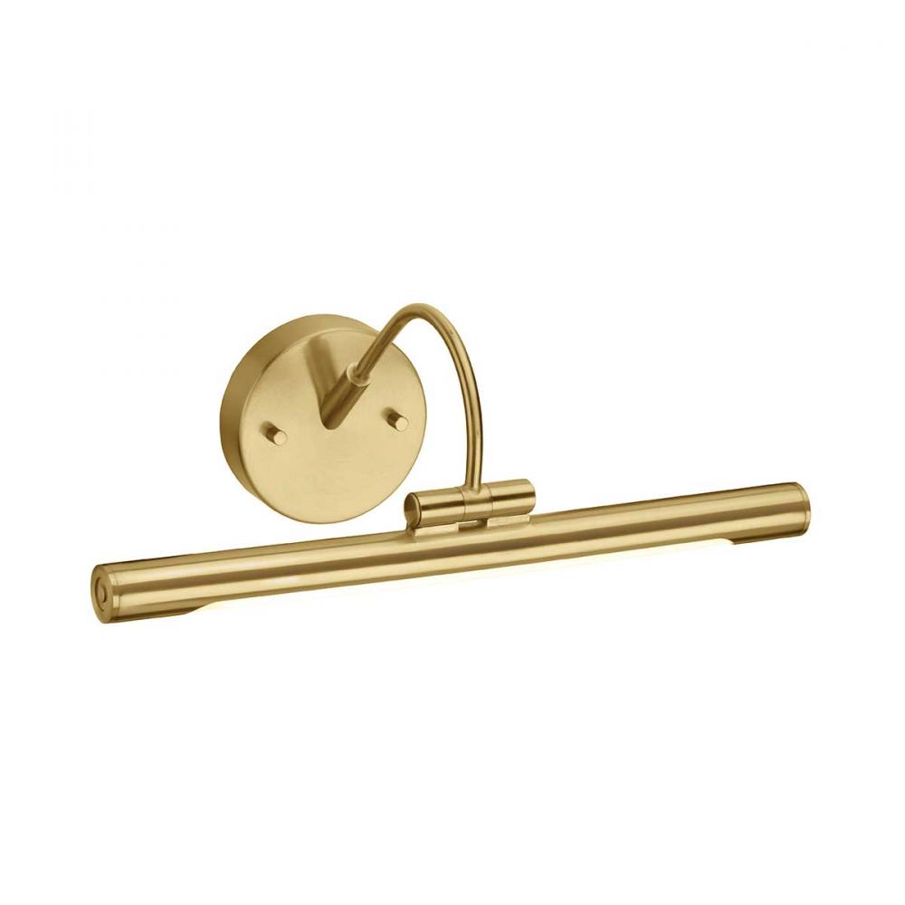 Alton Medium LED Picture Light Brushed Brass