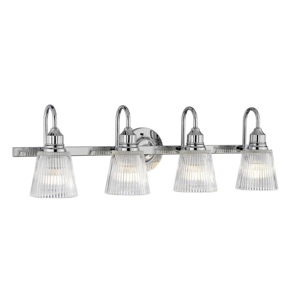 Addison 4 Light Vanity in Polished Chrome
