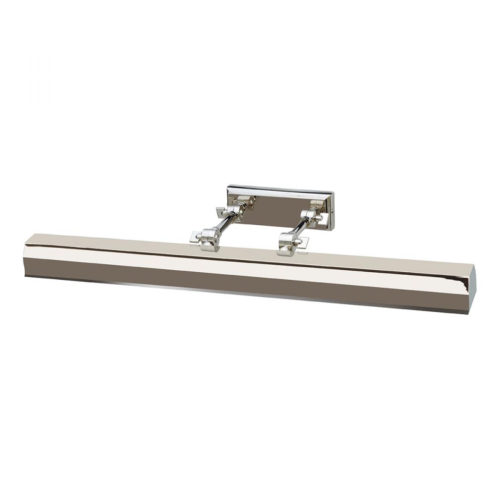 Chawton 2 Light Large Picture Light in Polished Nickel