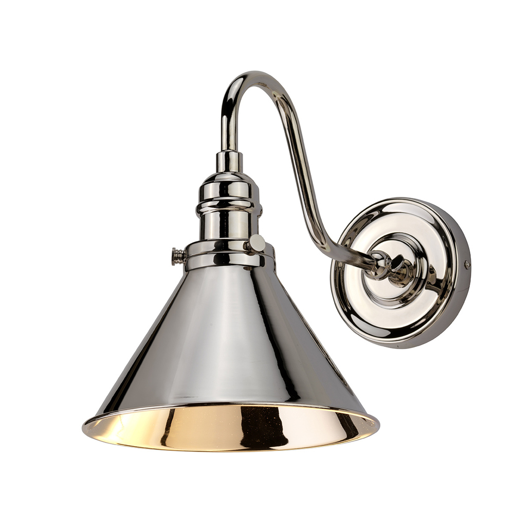 Provence 1 Light Sconce in Polished Nickel